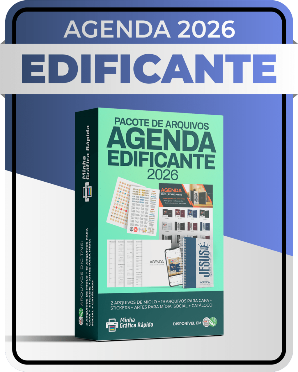 Pack Agenda Edificante 2026 - Imagem 1