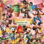 Kit Digital Arraiá da Turma do Mickey