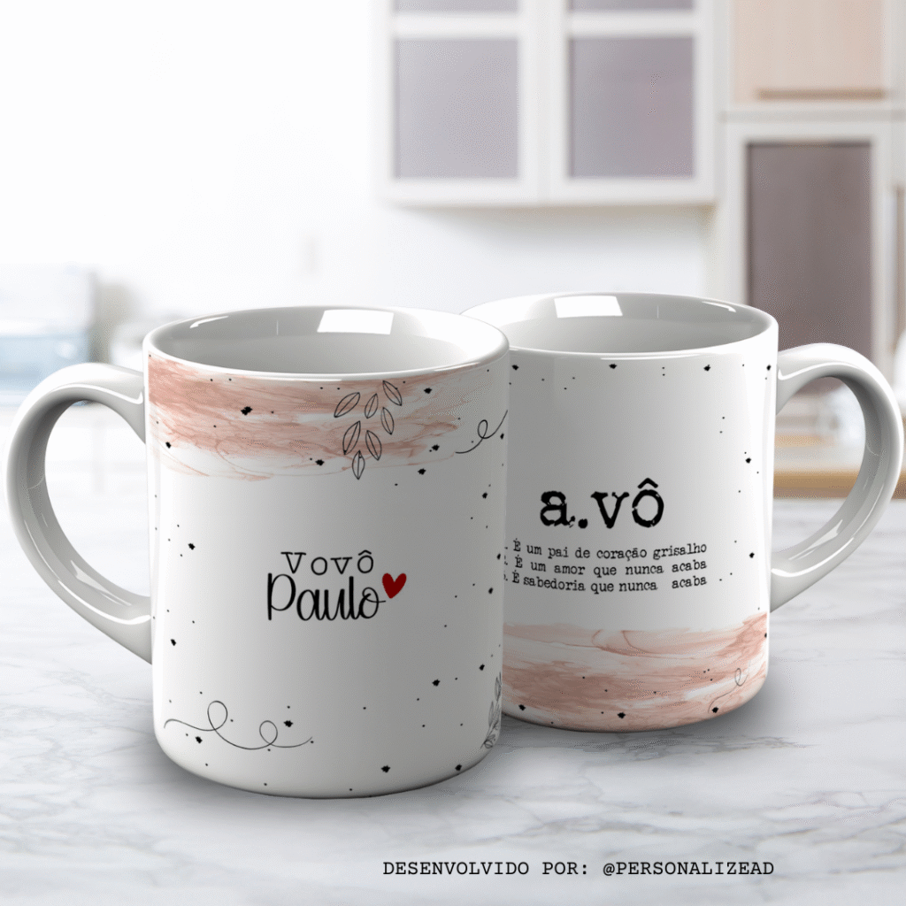 Arte Para Canecas Um Amor de Vó - Imagem 13