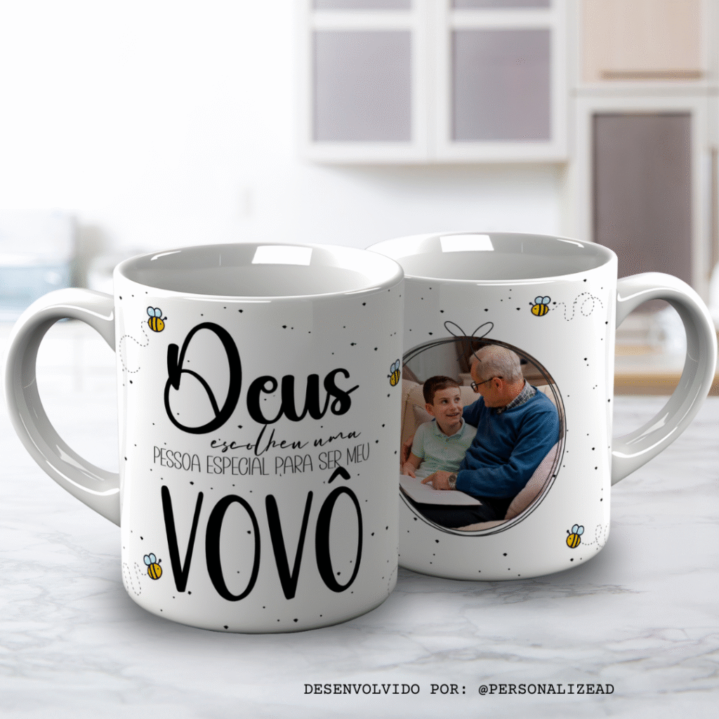 Arte Para Canecas Um Amor de Vó - Imagem 16