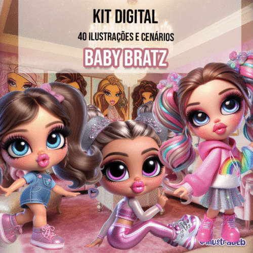 Kit Digital Baby Bratz