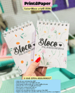 Bloco com versículos + caixa