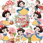 Kit Digital Branca de Neve Sketch