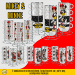 ESTAMPAS MICKEY E MINNIE XÍCARAS