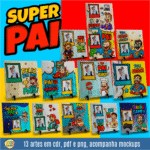 COMBO PAI CARTOON PARA SUBLIMAÇÃO - Imagem 8