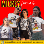 ESTAMPAS MICKEY FORMAS CAMISA