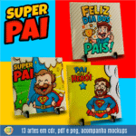 COMBO PAI CARTOON PARA SUBLIMAÇÃO - Imagem 6