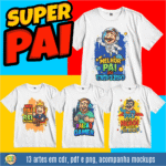 COMBO PAI CARTOON PARA SUBLIMAÇÃO - Imagem 9