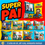 COMBO PAI CARTOON PARA SUBLIMAÇÃO - Imagem 3