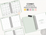 COMBO AGENDAS PERMANENTES | MIOLO A5