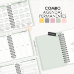 COMBO AGENDAS PERMANENTES | MIOLO A5