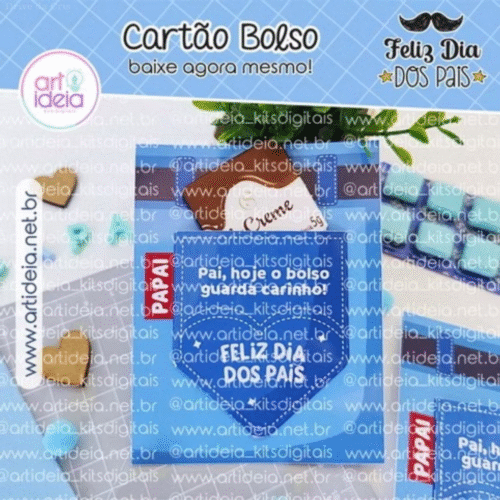Arquivo Digital - Cartão Bolso Dia dos Pais