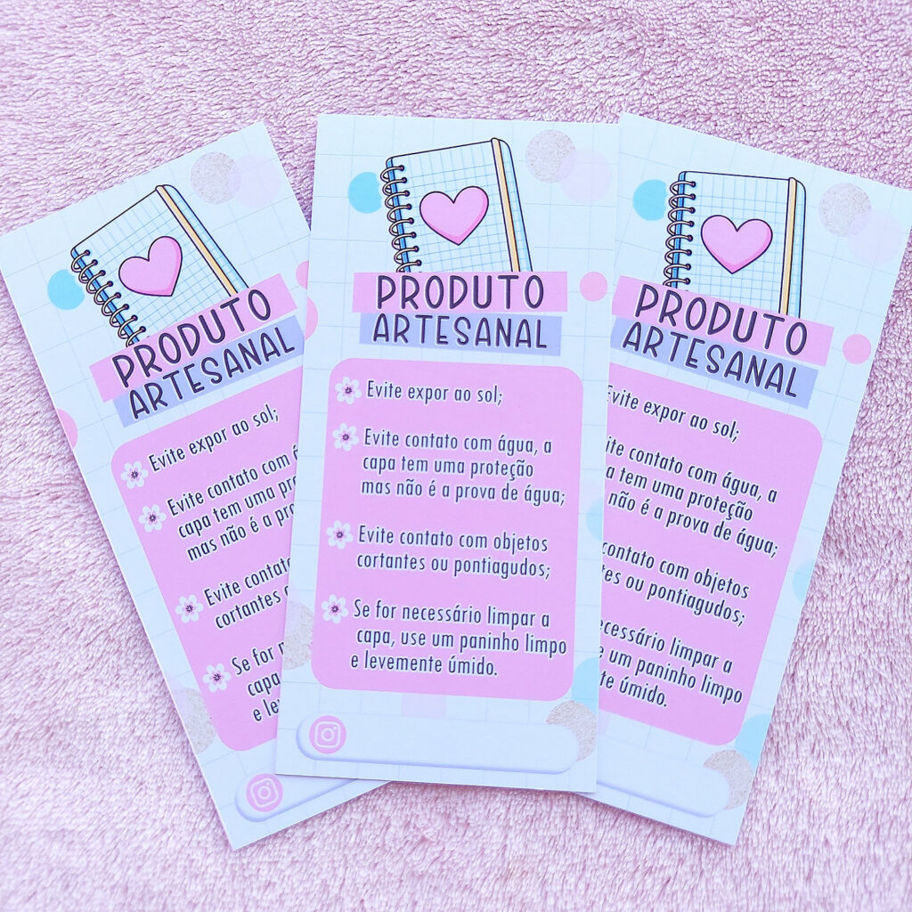 PDF Cartão De Cuidados - Encadernação - Imagem 1