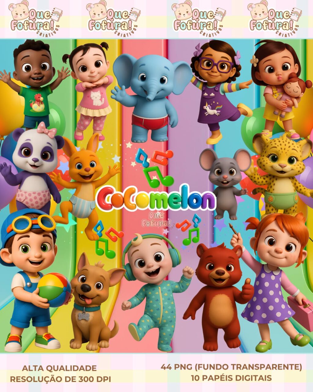 Kit Digital Cocomelon - Imagem 1