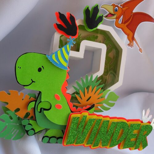ARQUIVO DE CORTE TOPO DE BOLO DINOSSAURO