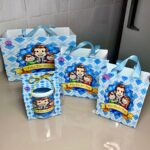 Caixa Caneca + Sacolas P M G Dia dos Pais