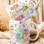 Arte Caneca Labubu Never