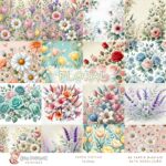 Kit Digital Floral - Papéis
