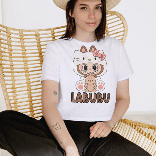 Arte Camisa Labubu Hello