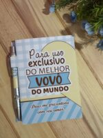 CAPA PARA BLOQUINHO A6 COM CANETA - Imagem 4