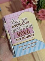 CAPA PARA BLOQUINHO A6 COM CANETA - Imagem 5