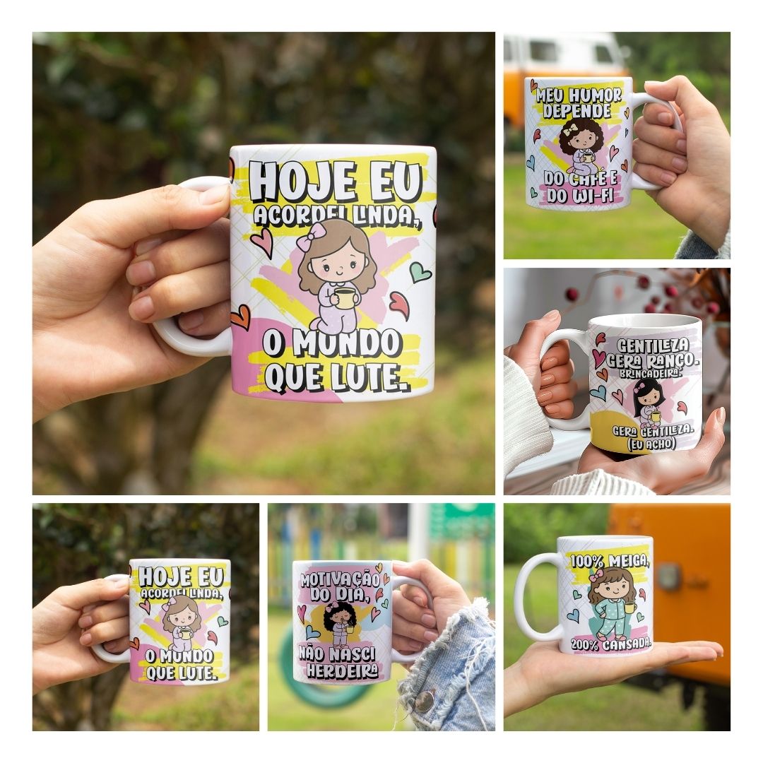 Arte Caneca Café Cute - Imagem 2