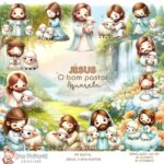 Kit Digital Jesus, O Bom Pastor - Aquarela