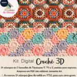 Kit Digital - Crochê 3D