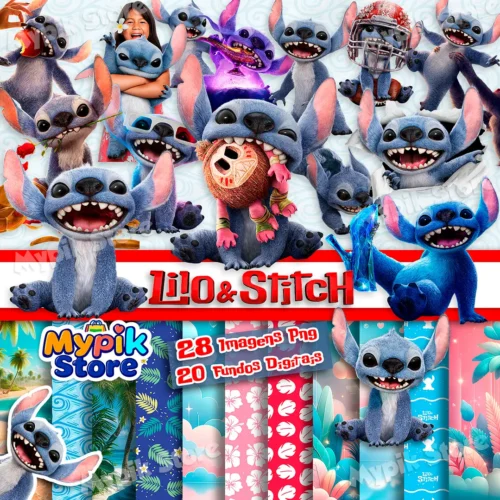 Kit Digital Lilo e Stitch