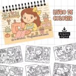 Livro de Colorir "Profissões com amor"