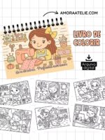 Livro de Colorir "Profissões com amor"