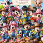 Kit Digital Mickey e Minnie Fazendinha