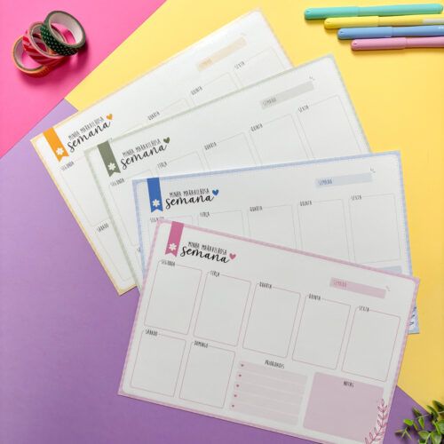 Minha maravilhosa semana - Planner