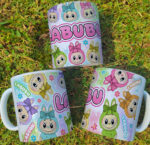 Arte Caneca Labubu