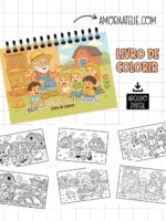 Livro de Colorir "Na fazenda do vovô"