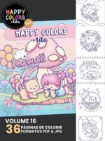 Happy Colors - Volume 16 & 17 - Kawaii - Imagem 3