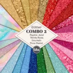 Papéis Texturas - Combo 02 - Glitter