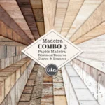 Papéis Texturas - Combo 03 - Madeira
