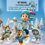 Kit Digital Patrulha Canina na Neve