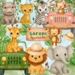 Kit Digital Safari - Aquarela