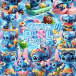 Kit Digital Stitch Pool Party