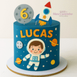 ARQUIVO DE CORTE TOPO DE BOLO Astronauta