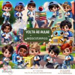 Kit Digital Volta às Aulas - Mascotinhos