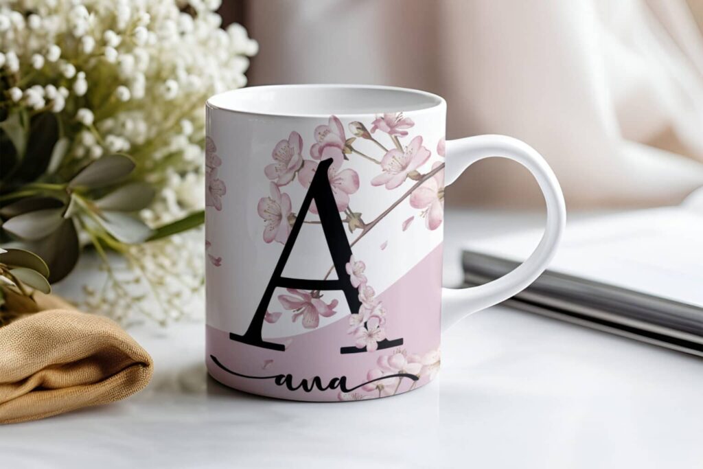 ESTAMPAS ALFABETO CEREJEIRA CANECAS - Imagem 2
