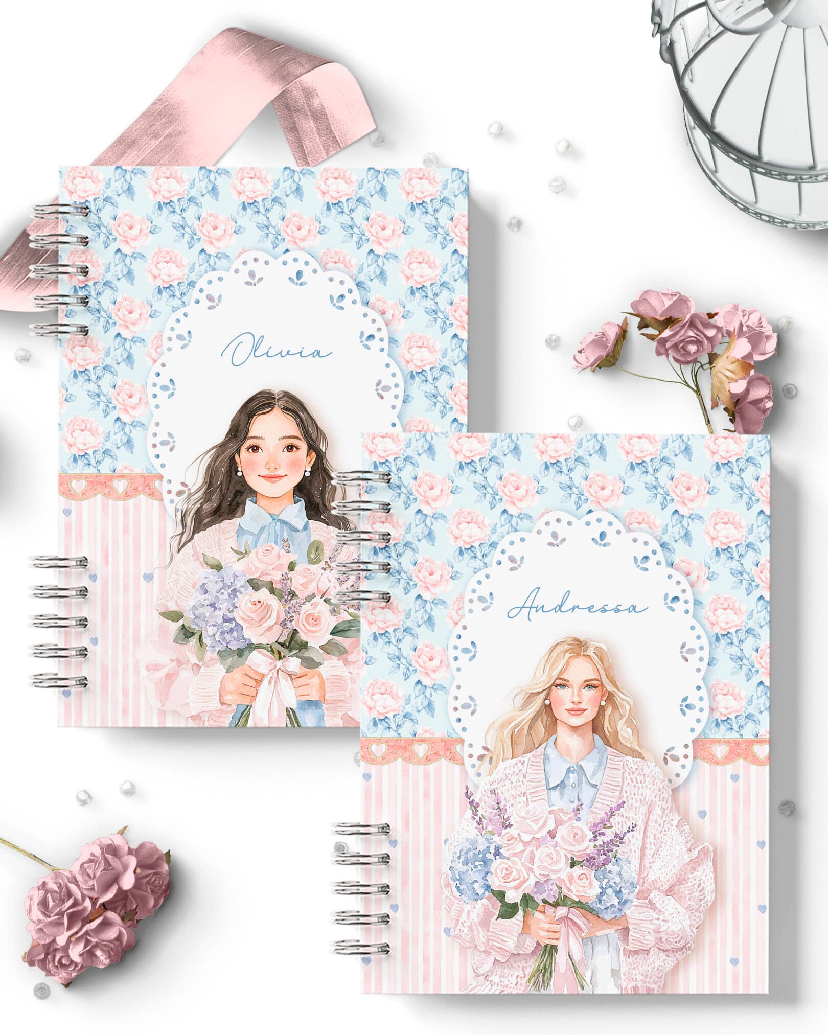 Arquivo Kit 9 Capas e Miolos Pautado Coleção Ternura - Imagem 4