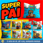 COMBO PAI CARTOON PARA SUBLIMAÇÃO - Imagem 5