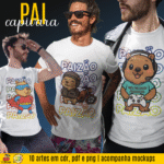 ESTAMPAS CAMISAS PAI CAPIVARA - Imagem 2