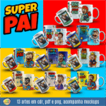 COMBO PAI CARTOON PARA SUBLIMAÇÃO - Imagem 13