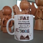 Arte Digital "Pai, tua força me protegeu, mas tua fé me ensinou a voar"