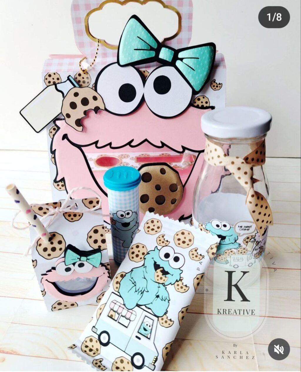 ARQUIVO DE CORTE KIT Cookie Monster - Imagem 2
